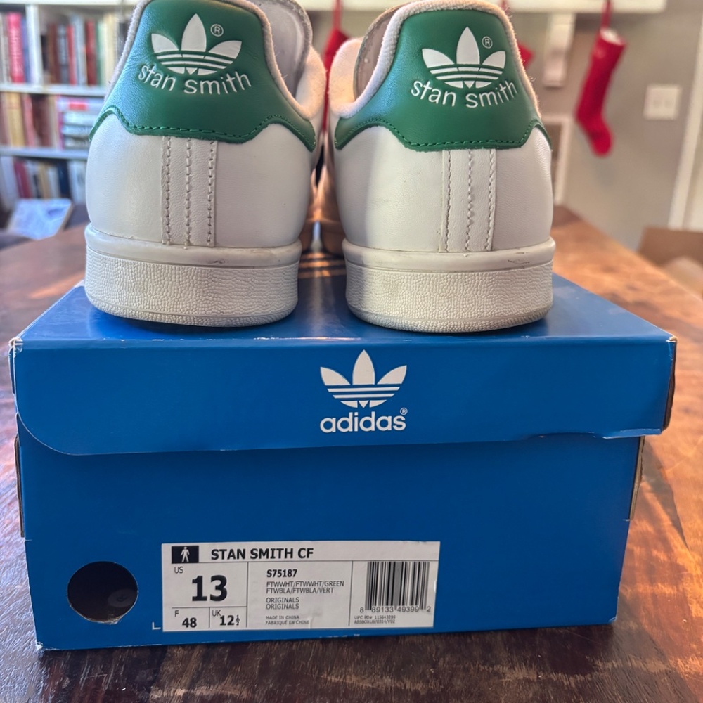 Men's Adidas Stan Smith 13 Green - Picture 14 of 14